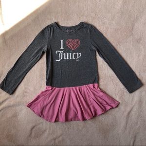 Juicy Couture long sleeves dress - Girls size 6T